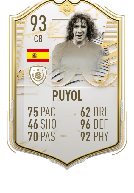 carles puyol fifa 21 ultimate team icon moments