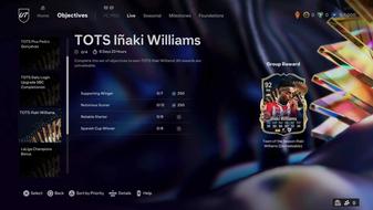 FC 24 TOTS Inaki Williams Objective