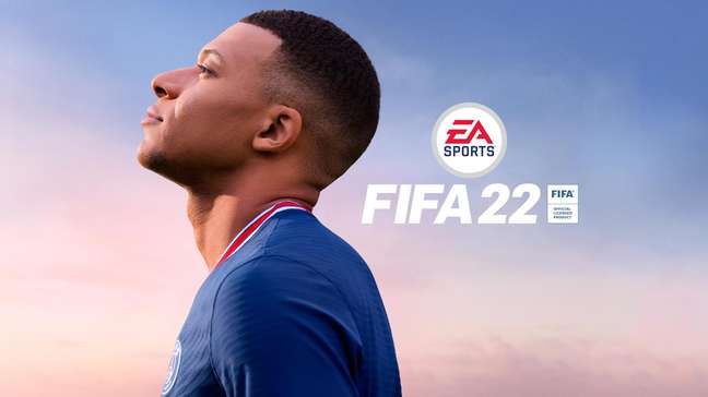 FIFA 22 official image featuring Mbappe.