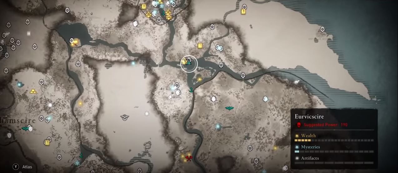 Thegn's Armor Map Location