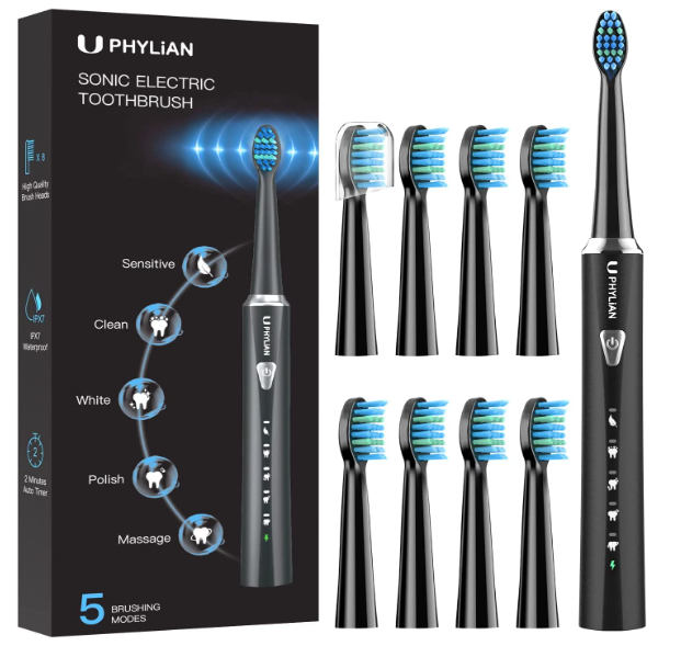 best budget electric toothbrush phylian