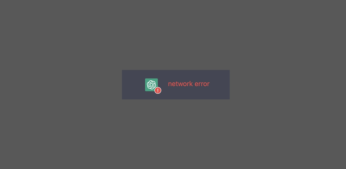 ChatGPT network error - How to fix