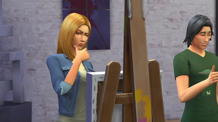 sims 5 images leak showing amazing building tools artist painting
