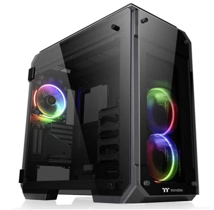 best full tower pc case tempered glass thermaltake