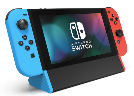 Best Nintendo Switch dock - SIWIQU black, red and blue dock