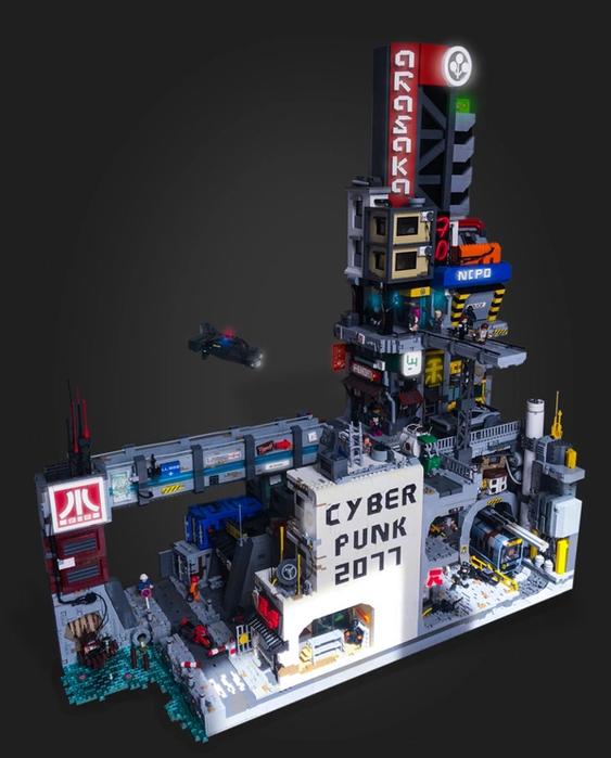 LEGO Night City Cyberpunk 2077 Full