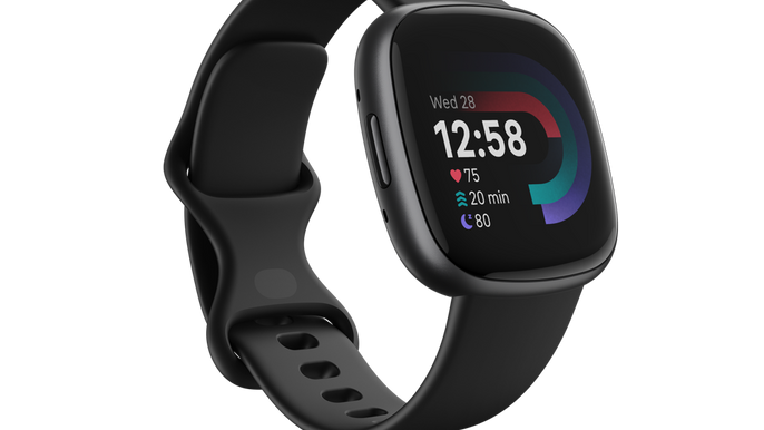 Fitbit Versa 3 Smartwatch with blue strap - Fitbit Versa 4