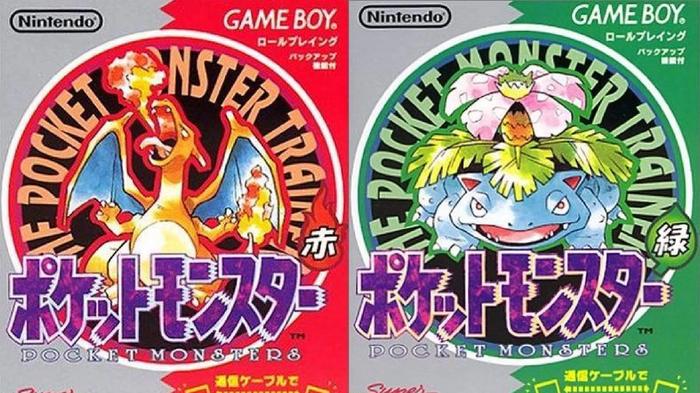 Pokémon Red and Green Game Boy box arts 