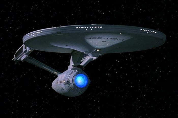 The Enterprise from Star Trek.