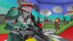 Halo Infinite Forge gameplay in Peach’s Castle from Super Mario 64 with a Mark VII Spartan wearing a Christmas hat  