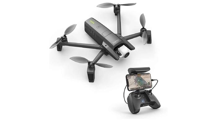 Best tech gift ideas - Parrot product image of a four fan, grey drone.