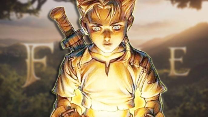 The Fable reboot art with a classic Fable character 