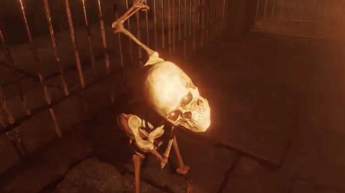 A skeleton attacking - Bonelab stuck on loading screen
