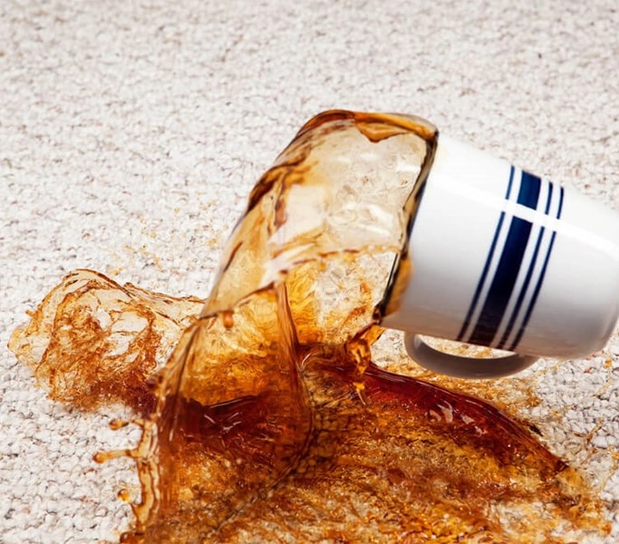 How to remove carpet stains 2 - coffee spillage
