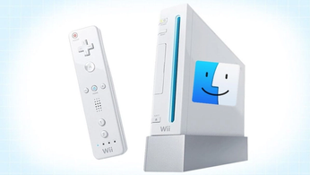 modded wii can now run mac os a nintendo wii with the mac logo