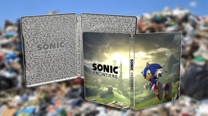 The Sonic Frontiers steelbook given to Switch players is as useful as garbage.