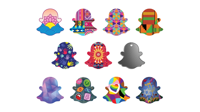 Snapchat logo in a range of designs - Snapchat Plus rewatch