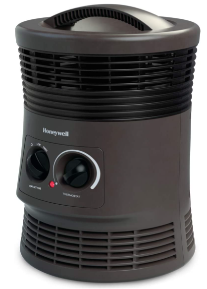 Best portable electric heater - Honeywell black surround heat heater