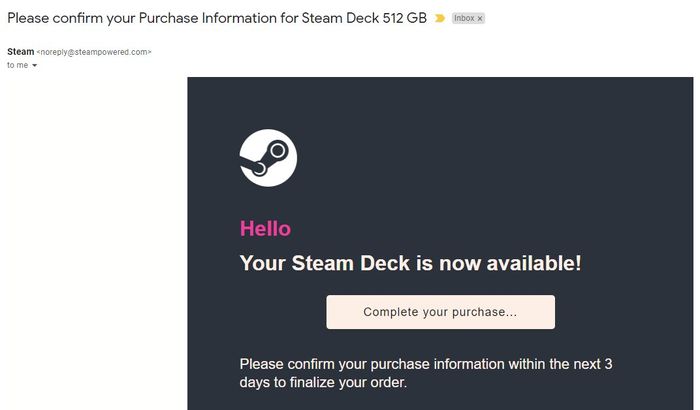 What Time Do Steam Deck Emails Go Out?